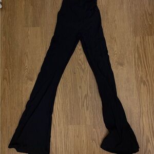 aerie Black High-Waist Flare Leggings